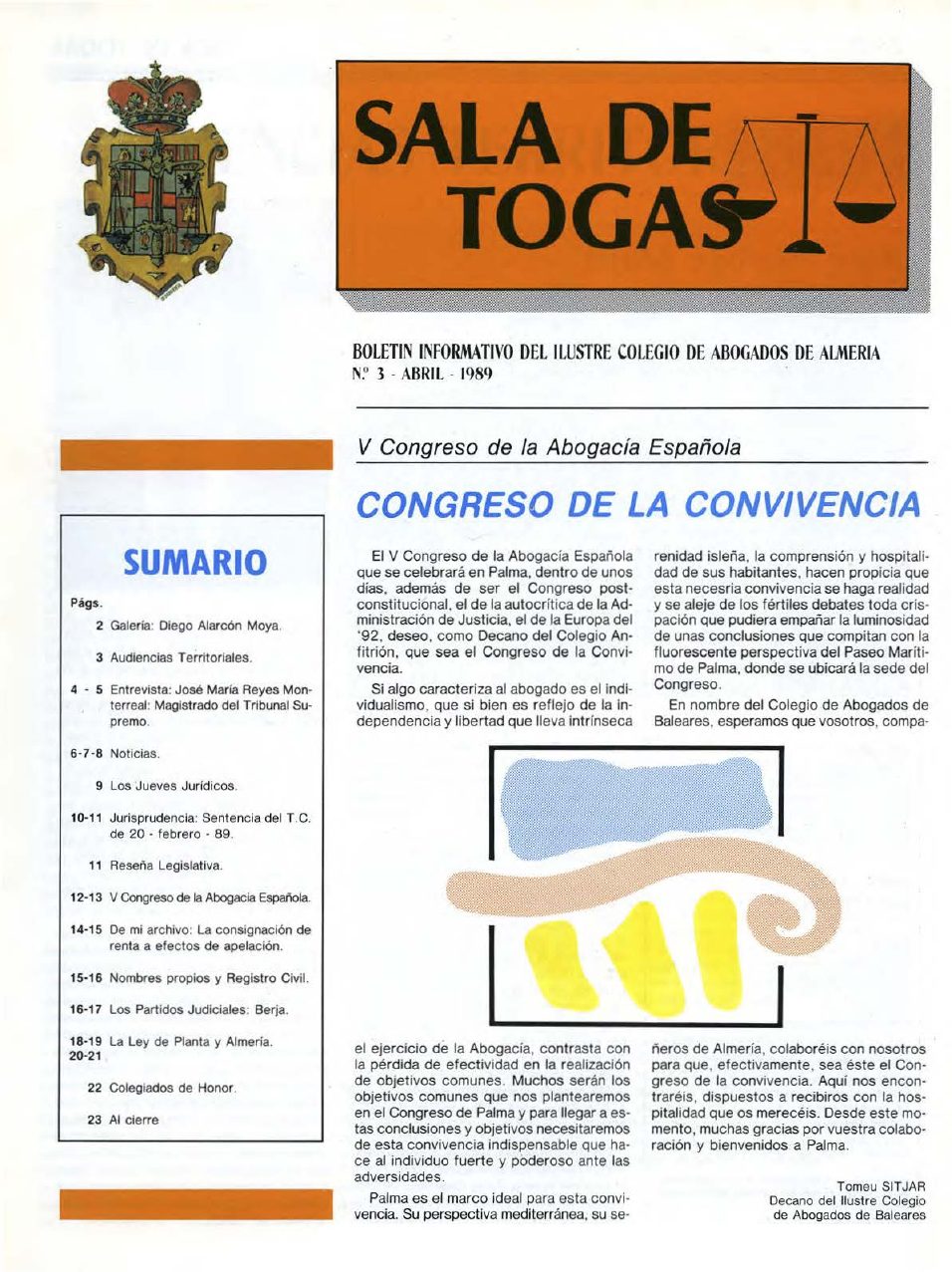 Portada del número 3, Abril 1989