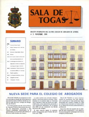 Portada del número 5 de Noviembre 1989