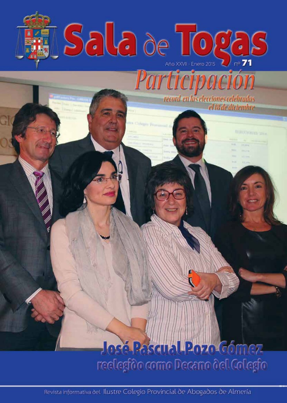 Portada del número 71, Enero 2015
