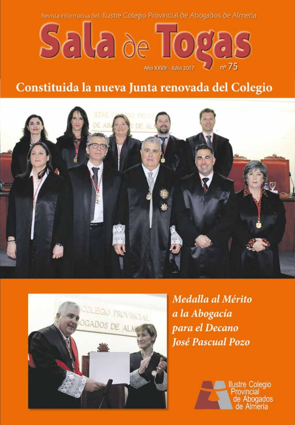 Portada del número 75, Julio 2017